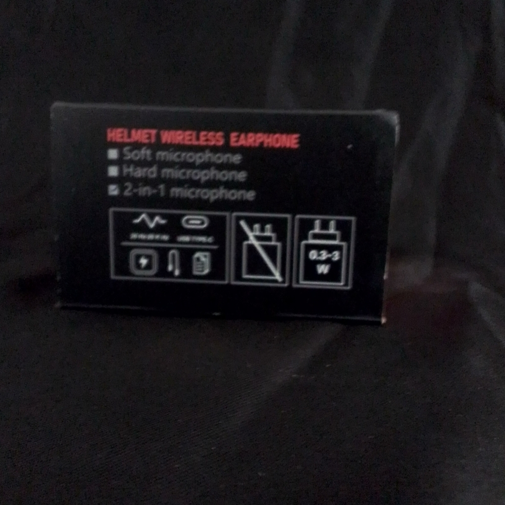 Helmet Wireless Earphone with LED Accents - Picture 3 of 11